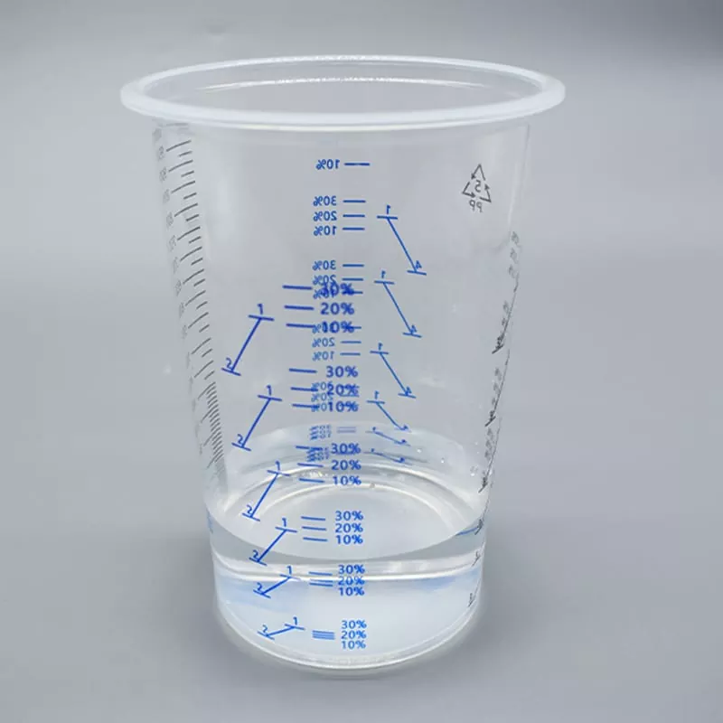 1000ml skodelica za mešalnico za enkratno uporabo PP