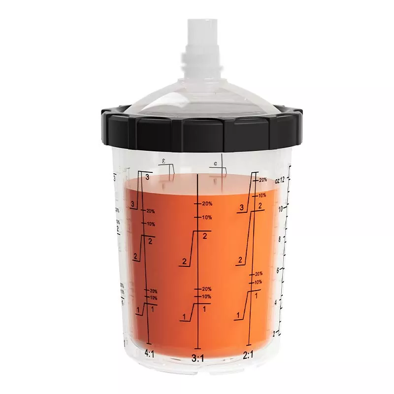 400 ML sistem posod za barvo za enkratno uporabo 4.0
