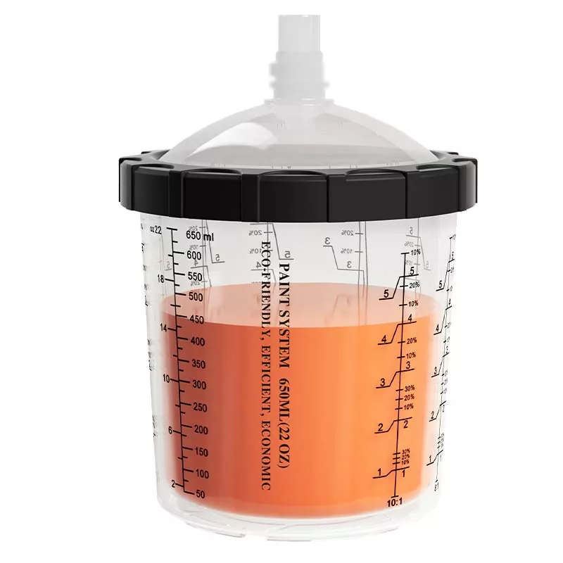 650ML sistem posod za barvo za enkratno uporabo 4.0