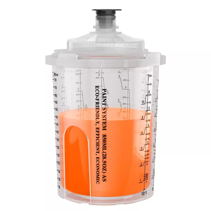 850ml skodelica za razpršilno pištolo za enkratno uporabo